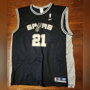 San Antonio Spurs Tim Duncan 2XL Basketball Jersey